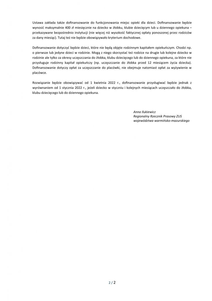 Informacja-prasowa-od-2022-roku-ZUS-wyplaca-rodzinny-kapital-opiekuncz...2-724x1024 Od 1 stycznia wnioski o 500+ do ZUS tylko elektronicznie oraz od 2022 r. ZUS wypłaca rodzinny kapitał opiekuńczy